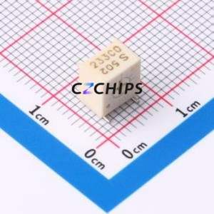 Resistencia Ajustable/Potenciómetro 3361S-1-502GLF SMD-3P, Resistencia de 7.3x6.7mm, 5kOhm, 10%, 500mW, 100ppm ℃ - Product Image 1