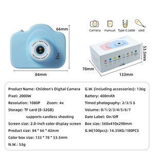 <span class=keywords><strong>Mini</strong></span> Trẻ Em Máy Ảnh 1080P HD Video Máy Ảnh Kỹ Thuật Số Cho Trẻ Em Món Quà Sinh Nhật Với Ống Kính Kép Và Ngay Lập Tức In Ảnh Cho Trẻ Em - Product Image 6