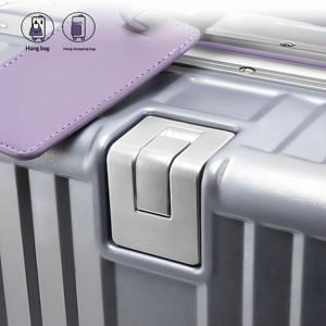 नई शैली वाइड ट्रॉली एल्यूमीनियम फ्रेम उच्च उपस्थिति शुद्ध पीसी सामान बोर्डिंग 20-इंच बॉक्स यूनिवर्सल व्हील टिकाऊ मामला - Product Image 4