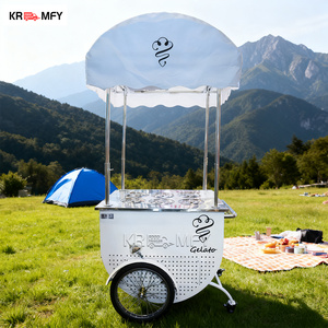 Carrito de Venta de Helados y Gelato Metálico Remolcable para Camiones de Comida Rápida, Uso en Exteriores - Product Image 6