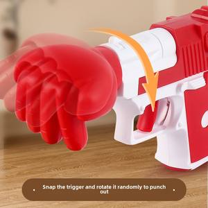 Pistola di plastica artefatto di decompressione creativa dei bambini per la battaglia della carta della roccia delle forbici per le feste ed il gioco - Product Image 3
