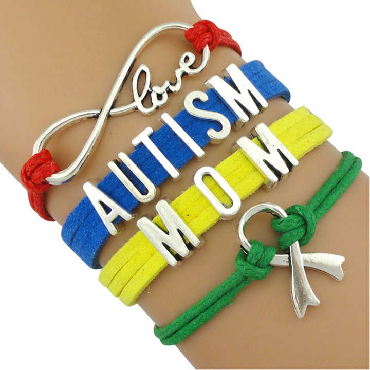 Autism Awareness Bracelet – Infinity Puzzle Piece Design, Adjustable Jewelry For Support & Fundraising