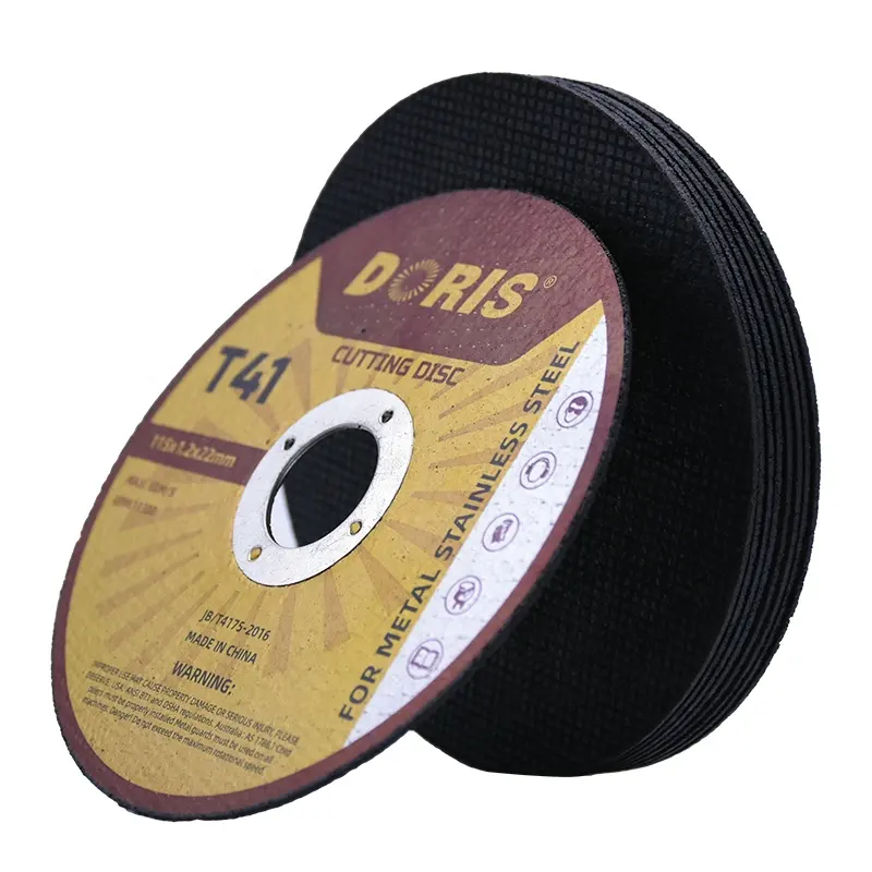 Super thin cutting disc 4inch 4 1/2 inch 5inch with 2 nets for metal stainless steel and carbon steel
