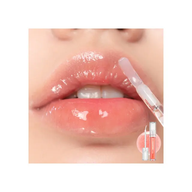 Rom & nd GLASTING WATER GLOSS 01 SANHO CRUSH Lippen farbe Make-up flüssig Lippen farbe Multi color Großhandel kunden spezifisches Logo Lippen farbe