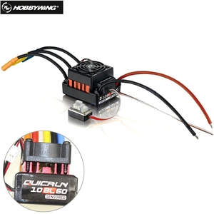 <span class=keywords><strong>Hobbywing</strong></span> <span class=keywords><strong>QUICRUN</strong></span> 10BL60 Sensored <span class=keywords><strong>60A</strong></span> 2-3S Lipo BEC Contrôleur de vitesse Brushless ESC pour 1/10 1/12 RC Car - Product Image 3