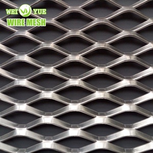 Gouden Kleur Architecturaal Decoratief Metalen Gaas Aluminium Stretch Metalen Gaas Decoratief Paneel