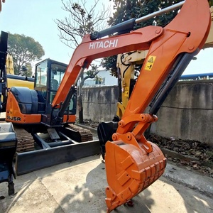Excavadora Usada Hitachi ZX55USR para Trabajos Forestales y Excavación de Hoyos, Pintura Original, Mini Excavadora en Venta - Product Image 1