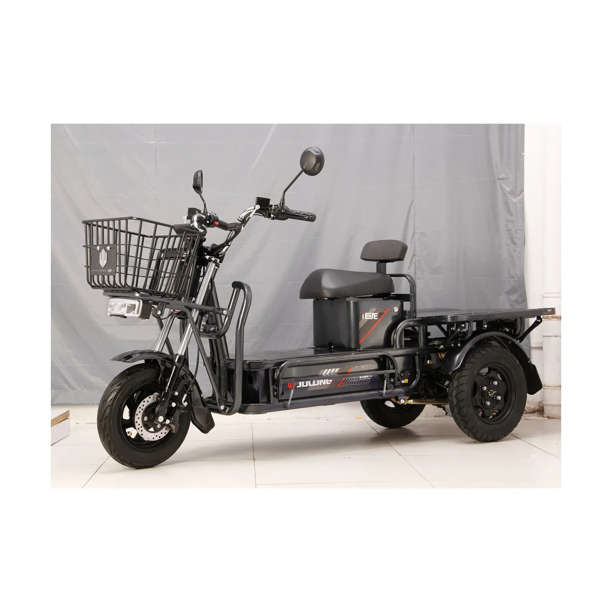 Julong 90Km Scooter elettrico Trike a lungo raggio, motore 1500w 400kg carico triciclo da carico elettrico