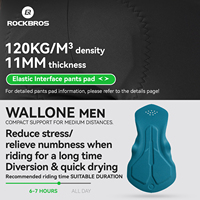 ROCKBROS-Cuissard de cyclisme professionnel pour hommes, cuissard à double flèche, respirant, anti-chute, durable, été