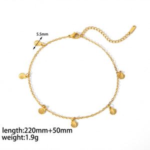 Tobillera de moda para reina de discoteca, tobillera con diamantes de imitación, tobillera con letras perforadas para niña - Product Image 5