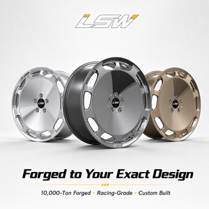 ล้อฟอร์จ LS8195 ขนาด 5x120 18 19 20 นิ้ว ดีไซน์ใหม่มาแรง ขัดเงาเต็มวง สำหรับ Mercedes BMW Bentley - Product Image 5