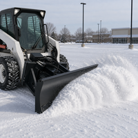 Lame à neige pour chargeuse compacte hydraulique SD, personnalisée OEM ODM, en acier, certifiée CE, vente en gros