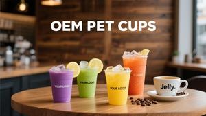 แก้วเครื่องดื่ม PET ขนาด 500 มล. แก้วพลาสติกใสแบบใช้แล้วทิ้ง ทรงกลม แก้วกาแฟ PET พลาสติกแบบผนังเดียว พร้อมฝาปิด - Product Image 2