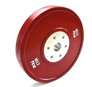 Disque de musculation en acier 20 kg portable avec logo, durable et antidérapant, pour barre de musculation et entraînement de force - Product Image 1