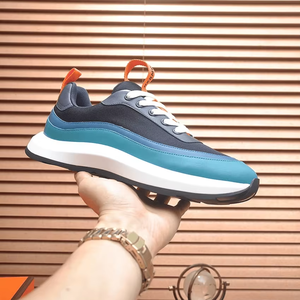 Men's Minimal Luxury Casual <b>Sneakers</b> Premium Suede <b>Leather</b> Construction All-Day Soft Cushioning Shape-Retaining Durable Daily - Product Image 1