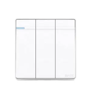 Siase 3 Gang 2 Way 250V 10A 86 Loại Công Tắc Đèn Điện Cho Gia Đình - Product Image 1