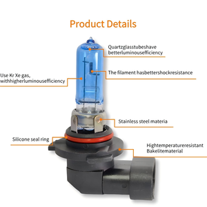 Nhà Máy Ô Tô 9005 12V 65W Siêu Trắng Kính Cứng Đèn Pha Tự Động Xe Bóng Đèn <span class=keywords><strong>LED</strong></span> Ánh Sáng Đèn Halogen - Product Image 3