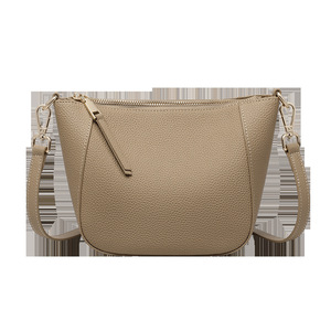 Nuevo <span class=keywords><strong>Bolso</strong></span> de Hombro Multifuncional de Cuero Genuino para Mujer, <span class=keywords><strong>Bolso</strong></span> Tipo Dumpling de Tamaño <span class=keywords><strong>Mediano</strong></span> con Cierre de Cremallera, <span class=keywords><strong>Bolso</strong></span> Cruzado - Product Image 5