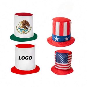 Gorra de Poliéster Personalizada 2026 - Artículos para Fanáticos del Equipo, Recuerdo Promocional, Gorra Patriótica - Product Image 1