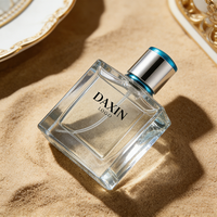 Flacon de parfum carré unique en verre de luxe 30ml 50ml 100ml pour parfum