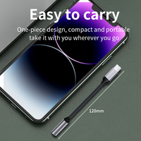 Câble audio Type-C vers prise jack 3,5 mm plaqué or, câble pour casque avec tressage en nylon, adaptateur audio compatible avec iPhone et iPad