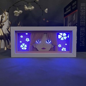 Caja DE LUZ DE Anime <span class=keywords><strong>Nana</strong></span> Komatsu para decoración de dormitorio infantil <span class=keywords><strong>Manga</strong></span> LED luz de noche Hachi caja de luz de corte de papel al lado de la lámpara - Product Image 5