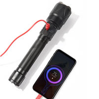 Lampe torche LED puissante de 8000 lumens, 36 cœurs XHP360, rechargeable par USB, zoomable, super lumineuse, étanche, pour le camping et les activités de plein air