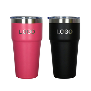 Vaso Térmico de Acero Inoxidable Buck de 16 oz, Taza de Vino con Aislamiento al Vacío de Doble Pared, Tapa Deslizante Transparente, Botella de Agua Personalizable - Product Image 3