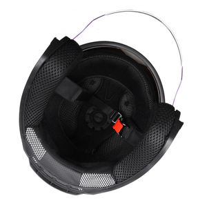 Casque à visage ouvert de qualité supérieure avec graphiques personnalisés et visière déroulante intégrée - Product Image 2