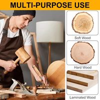 Peaktop Ensemble de 4 ciseaux à bois professionnels, outils à main robustes pour la sculpture sur bois