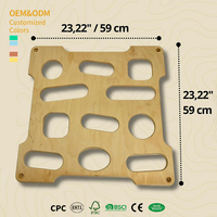 Échelle murale en bois pour cadre d'escalade intérieur pour enfants de 2 à 10 ans Montessori Toddler Climber Panel Active Play Gym pour la maison