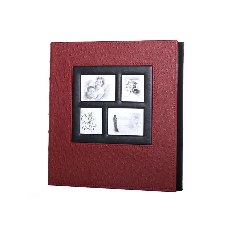 Pu Leather Family Album Self Adhesive Photo Album Diy Self Stick Leather Photos Albums