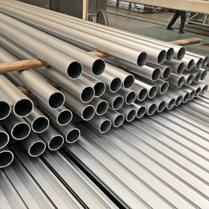 Tuyaux ronds creux en aluminium anodisé 6061 T6 de grand diamètre (20mm, 30mm, 100mm, 150mm) sur mesure pour la décoration de villas modernes et de bâtiments de bureaux - Product Image 4