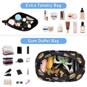 Sac de voyage portable grande capacité pour hommes et femmes, idéal pour les voyages d'affaires, le fitness et le sport, avec compartiment séparé pour articles mouillés et secs - Product Image 4