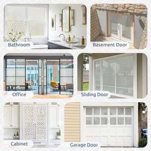 ORON DECO, película de privacidad para ventana de vidrio esmerilado, pegatina adhesiva estática extraíble decorativa, <span class=keywords><strong>vinilo</strong></span> autoadhesivo para decoración del hogar - Product Image 5