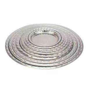 Offre Spéciale motif personnalisable en acier inoxydable grande <span class=keywords><strong>assiette</strong></span> support pour ménages hôtels cuisine Restaurant fête <span class=keywords><strong>Chef</strong></span> plateau - Product Image 4