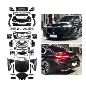 Kit de carrosserie sport 2023 pour BMW Série 7 G12 (2016-2022) : Amélioration pare-chocs avant, phares, capot, pare-chocs arrière et feux arrière - Product Image 1