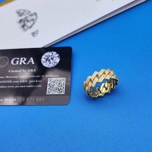 Anillo Clásico de Lujo de Plata de Ley 925 con Moissanita y Piedra Engastada en Puntas, Acabado Pulido, para Regalos de Compromiso Unisex - Product Image 6