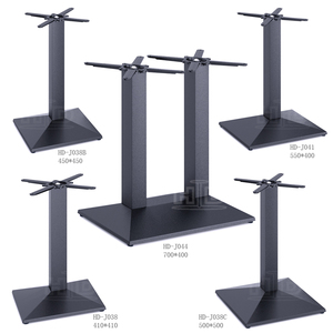 Base de Mesa de Comedor Cuadrada Moderna Haida HD-J044, OEM, Hierro Fundido con Recubrimiento en Polvo, Pata de Mesa para Hotel o Restaurante - Product Image 6