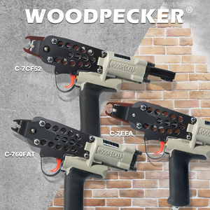 <span class=keywords><strong>Agrafeuse</strong></span> pneumatique industrielle WOODPECKER C-7CF52, pistolet à agrafes pour anneaux de fer, calibre 15, couronne de 3/4 pouce, diamètre de fermeture de 4,8-8 mm, corps en aluminium - Product Image 5