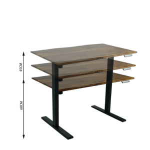 <span class=keywords><strong>Escritorio</strong></span> de borde vivo impermeable de nogal negro sólido, mesa de vida de tablón ancho de 30x60x0,8 pulgadas <span class=keywords><strong>para</strong></span> oficina en casa o sala de estar - Product Image 5