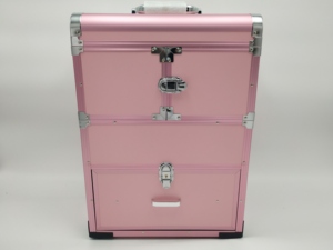 Best-selling Multi-layer Drawer Large-capacity <strong>Makeup</strong> <strong>case</strong> Nail Polish and Beauty Tool Storage Box with <strong>Wheels</strong> and Lock - Product Image 3