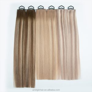 Extensions de cheveux naturels double épaisseur à pointe kératine, lisses, vierges, à pointe plate, 20 pouces - Product Image 6
