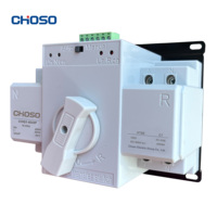Interrupteur de transfert automatique (ATS) domestique CHOSO COQ1-63/2P 63A 2P avec papier de protection enduit, capacité de coupure 5kA/6kA, 400V
