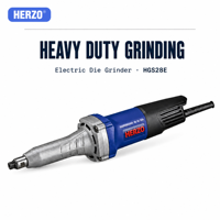 Meuleuse électrique HERZO 600W, outil de meulage rotatif droit, 220V, usage général