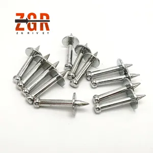 Steel Fasteners Shooting Nails Drive Pin Stainless Steel Concrete Fixing Pin Nails Drive Pins With Washer