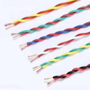 Câble électrique torsadé RVS 300/500V, isolé PVC, conducteur en cuivre pur, fourniture <span class=keywords><strong>d</strong></span>'usine OEM pour alarme incendie et usage domestique - Product Image 1
