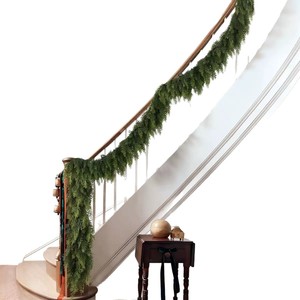 Guirnalda de Hojas de Pino y Ciprés para Navidad y Bodas, Guirnalda de Agujas de Pino Norfolk de Tacto Suave para Decoración Navideña y de Bodas - Product Image 6