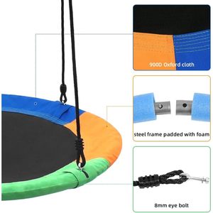 Premium da 40 pollici per bambini all'aperto con piattino per albero altalena sedile resistente e sicuro facile installazione per asilo nido o cortile - Product Image 3
