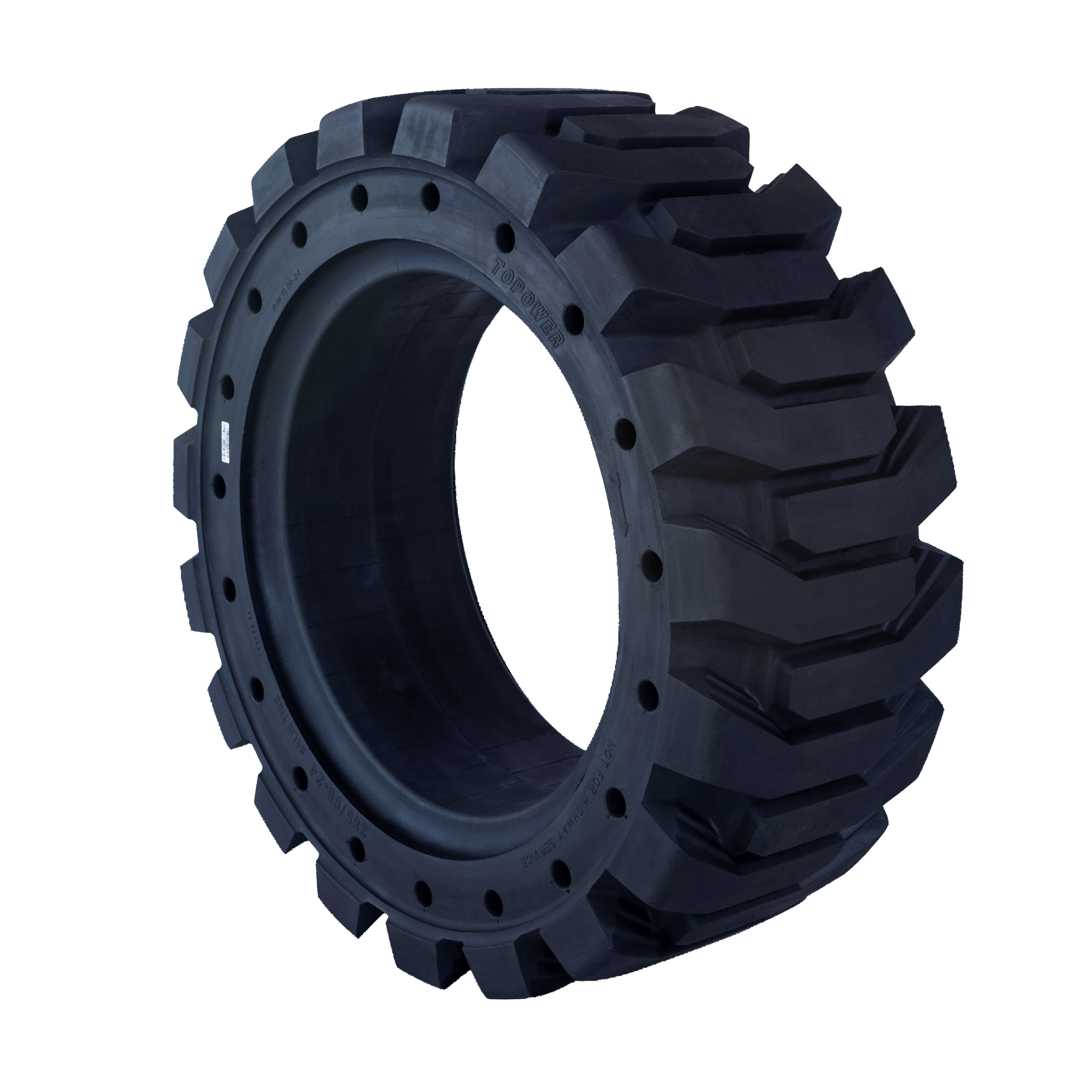 18 Months Warranty Telehandler Wheels 385/65-24 Solid Tyres for JCB JLG Boomlift Tires
